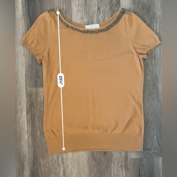 LOFT Ann Taylor Embellished Sweater Top - Picture 6 of 9